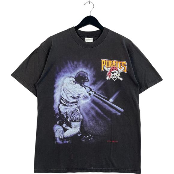Vintage Pittsburgh Pirates Player Swing Logo MLB Tee M